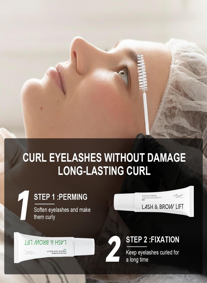 Ecofan Lash Lift Kit for Eyelash Perm, Professional Lash & Brow Lift Natural Ingredient for Long-Lasting Natural Curl & Self Lash Lifting, Brow Lamination Set for Salon-Quality Results at Home - Image 2
